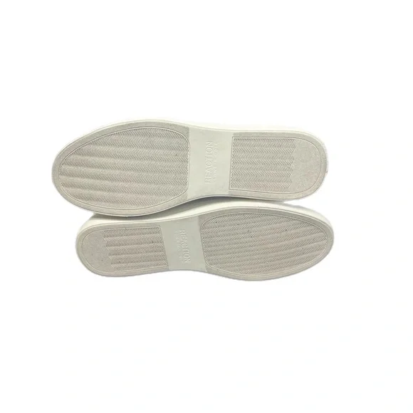 Kenneth Cole Reaction NY Kam All White Low Top Sneakers Shoes Women's Size 10 - Picture 4 of 9
